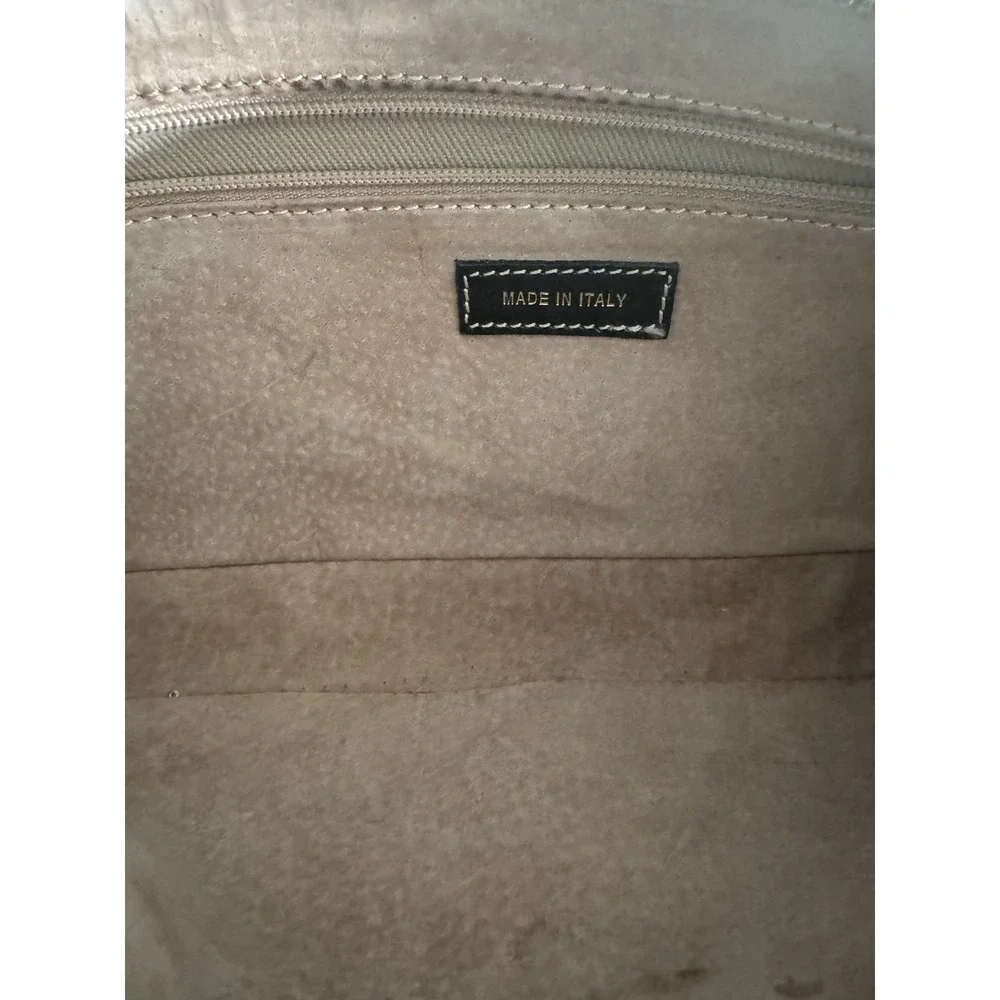 1990s Kate Spade New York Black‎ Leather Baguette Made in Italy